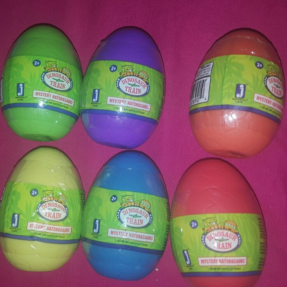 jim henson Other - 6 dinosaur train mystery hatchasaurs-NEW